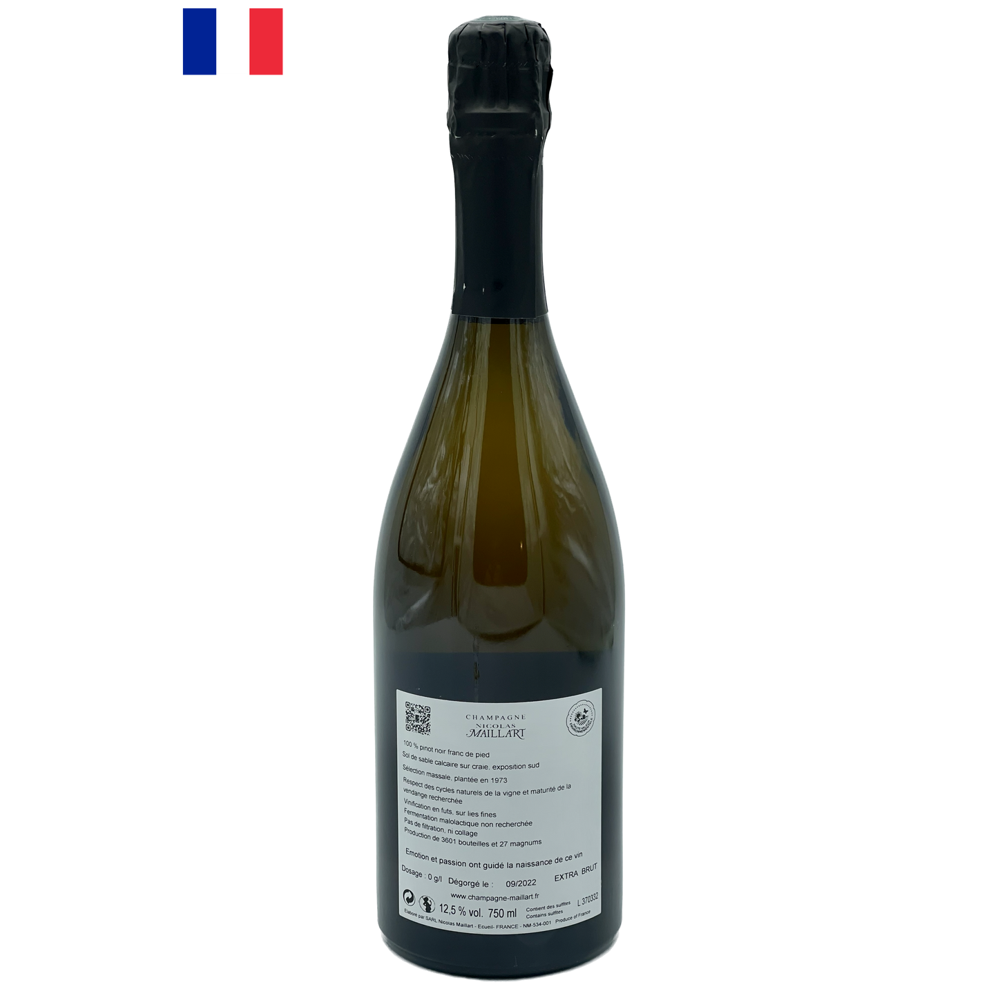 Nicolas Maillart Extra Brut Champagne Les Coupés 1er Premier Cru 2018