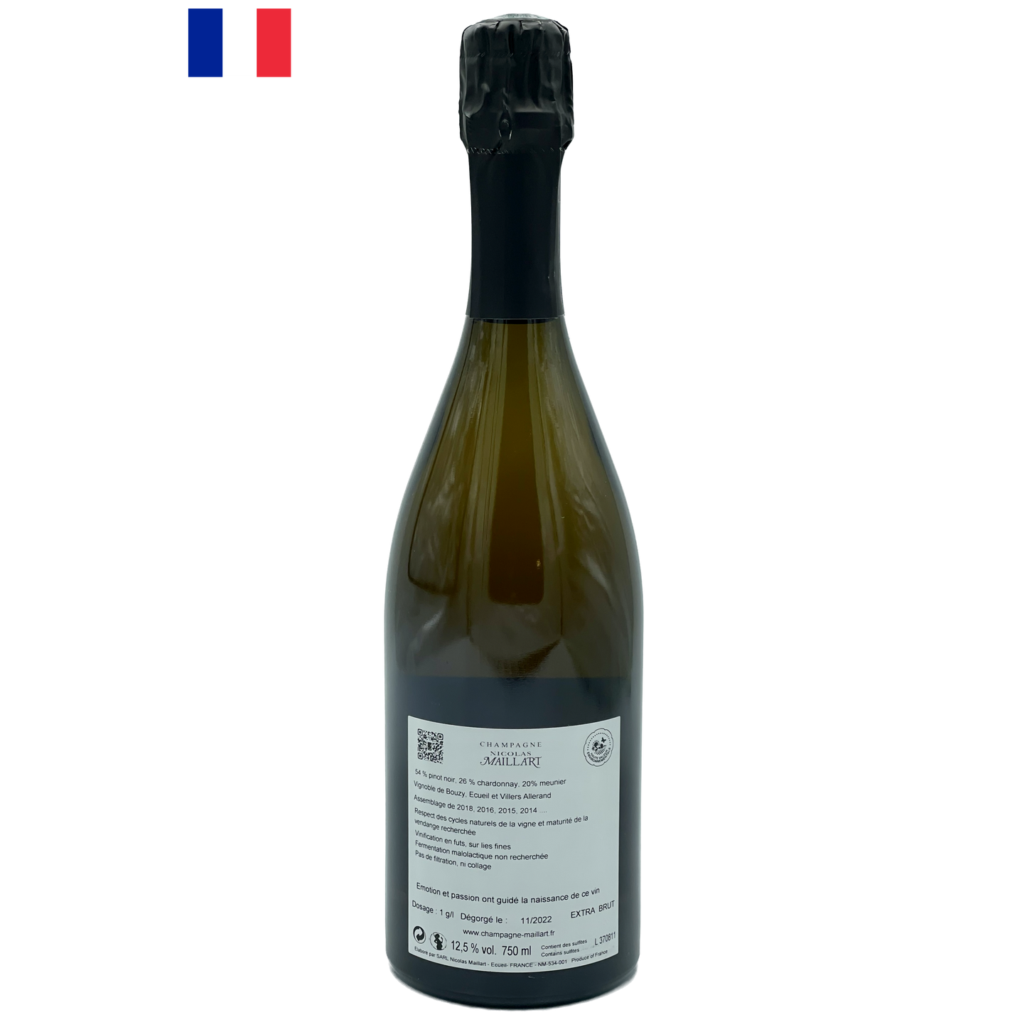 Nicolas Maillart Extra Brut Champagne Platine 1er Premier Cru