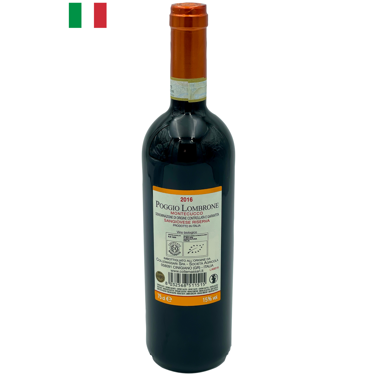 Collemassari Sangiovese Montecucco Poggio Lombrone Riserva DOCG 2016